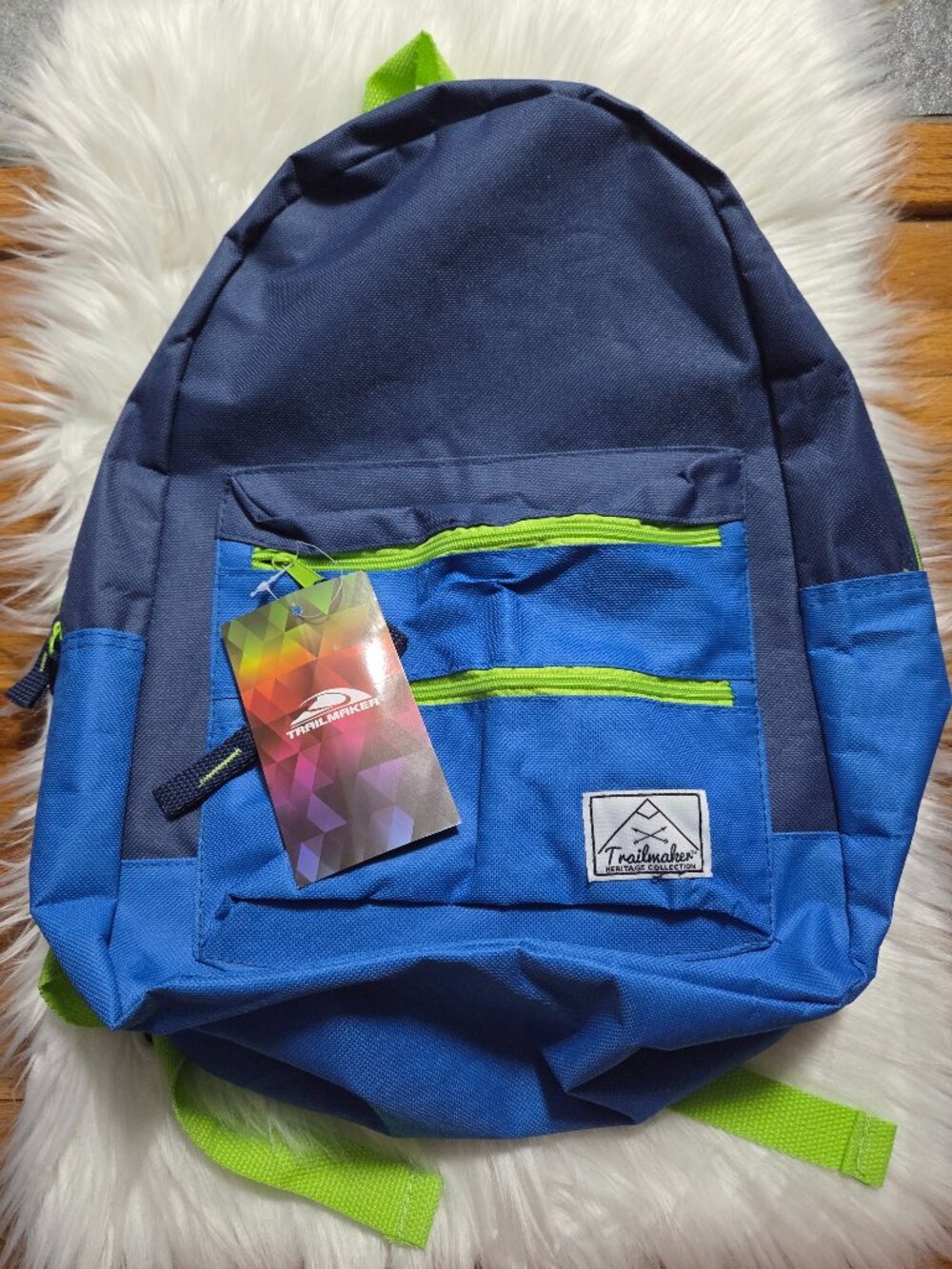 Trailmaker Blue w/ Green Backpack